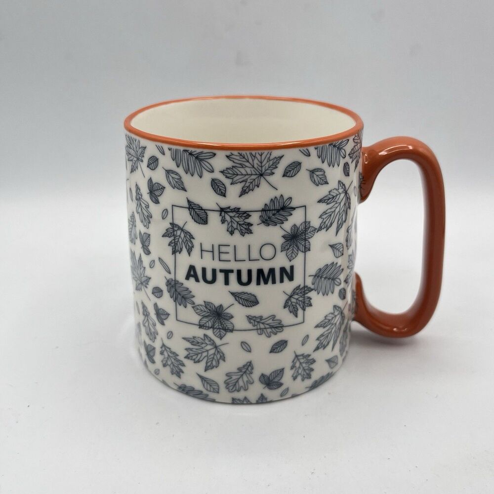 10 Strawberry Street " Hello Autumn" Coffee/Tea Mug 12 Ounce
